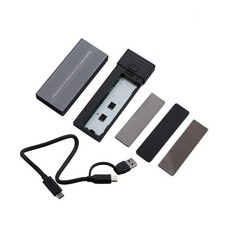 10Gbps M.2 NVMe&M.2SATA PCIe SSD Mobile External SSD Adapter Case For PC&Phone picture