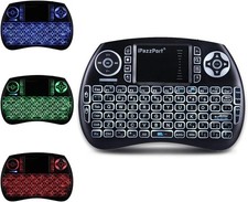 iPazzPort (Newest Upgrade) Mini Bluetooth Keyboard with Touchpad (Handheld Ke... picture