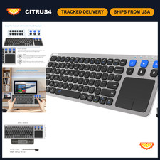 Universal 2.4G Wireless & Bluetooth Touch Keyboard for Smart TV, Mac, HTPC - Mul picture