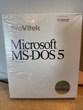 VTG Provided Microsoft MS-DOS.5 For DOS Operating Systems-New Sealed picture