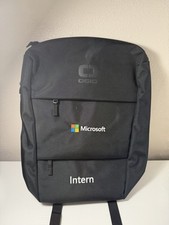 OGIO Sprint Microsoft Intern Black Laptop Backpack Zipper Closure picture