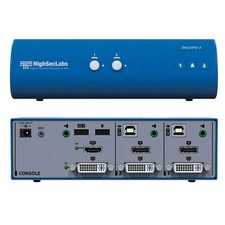 Kramer Electronics DK22PD-3 HighSecLabs Secure Dual Head 2-Port 4K30 UHD DVI-I a picture