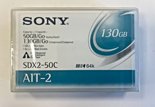 BOX QTY 10 Sony AIT-2 , SDX2-50C  130 GB Tape picture