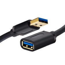 USB 3.0 Extension Cable 20Ft USB 3.0 High Speed Extender Cord Type A M... picture