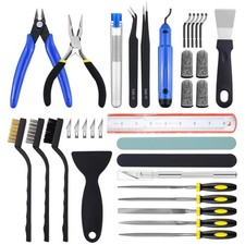 45 Pcs 3D Printer Tool Kit - Nozzle Cleaning, Deburring Tools, Scrapers & More picture
