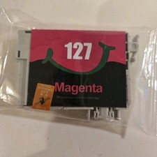 EZInk 127 Magenta Ink Cartridge Compatible Replacement Open Box Sealed Exp Unk picture