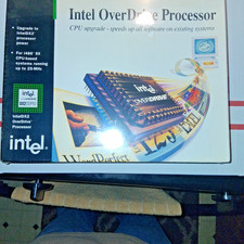 Vintage CPU Intel OverDrive Processors DX20DP50 V3 1992 486 SZ932 NIB SEALED picture