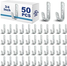 J-Hook Wire Hangers 50 Pcs.  3/4