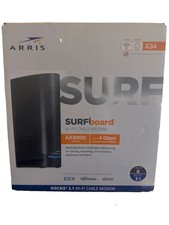 NEW ARRIS SURFboard G34 DOCSIS 3.1 Cable Modem WiFi 6 AX3000 Router picture