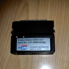 I-O DATA USB2-SC2 SCSI to USB 2.0 Converter Adapter Tested Working Used Vintage picture