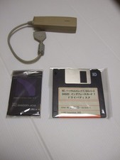 NEC PC-9800 Interface Card b4680 with Driver Disk PC-9801N-J02 4x00221z Untested picture