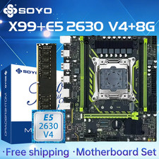 SOYO X99 Motherboard Set: Kit with Xeon E5 2630 V4 CPU and 8GB RAM DDR4 2133MHz picture