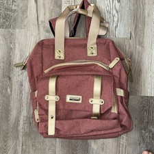 Laptop Work Bag Multifunction Travel  Pink picture