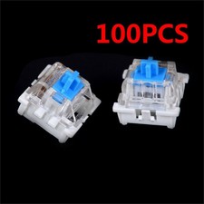 100Pcs Blue 3 Pin RGB Replacement for Cherry MX Mechanical Switch Keyboard picture