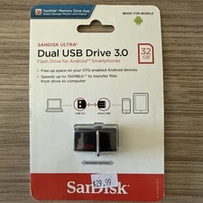 SanDisk Ultra Dual 32 GB Android Phone USB Flash Drive picture