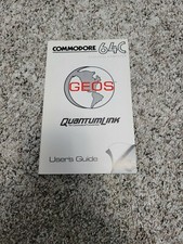 Vintage Commodore 64C Personal Computer Geos Quantum Link User’s Guide 1988 picture