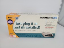 Multi-Tech MT5634ZBA-USB-V92 MultiModemUSB V.92/56K Data/Fax Modem W/Box picture