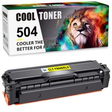 1PK CLT-Y504S Yellow Toner 504S For Samsung Xpress SL-C1810w CLX-4195 CLP-415N picture