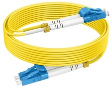 RamboCablesOS2 LC to LC Single Mode Fiber Patch Cables, 65ft/20m, 10Pack picture