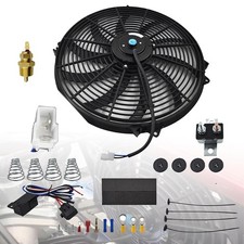 3000 CFM 16inch Electric Radiator Cooling Fan Mounting Kit Push Pull Slim Fan... picture