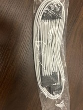 White Sleeved 8-Pin to 8-Pin Computer Power Cable with 8-Pin Connectors picture