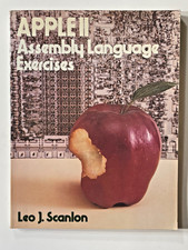 Apple II Assembly Language Exercises Manual 1982 Computer Book By Leo J Scanlon picture
