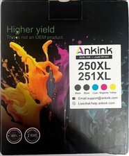 ANKink T822XL Higher Yield Ink Cartridge (B/C/M/Y) Brand New. picture