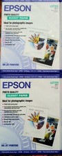 40 sheets Epson Printer Inkjet Photo Quality Glossy Paper 8.5 x 11 New Sealed picture