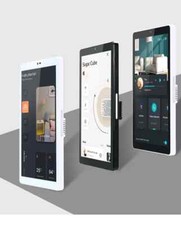 Smart Home Embedded mini pc wall mount smart office POE tablet with light bar picture