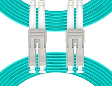Fibergaga®LC to LC OM3 Fiber Patch Cable Multimode Duplex, 8M(26ft) | Multi M... picture