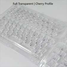 Clear Frosted PC Keycaps Set for Mechanical Keyboard 60% 75% TKL 100% MX picture
