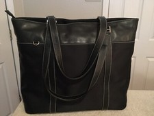 MOBILE EDGE Black On Black “Special Edition” Computer Bag W/Removeable Insert. picture