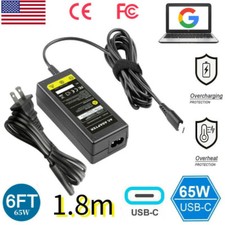 AC Adapter Charger For Google Pixelbook Chromebook USB-C Power Cord Supply picture
