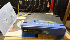 Linksys WRT54GL v1.1 Wireless-G Router - Linux / DD-WRT Ready (w/manual, CD) picture