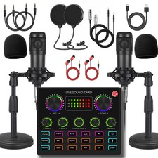 V8max Podcast Equipment Bundle for 2, Voice Changer with BM-800 Podcast Micro... picture