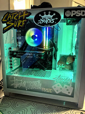 Custom/Whitebox White Gaming Desktop Tower PC MSI GeForce RTX Dedicated RGB picture