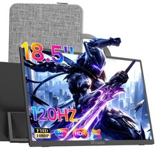 18.5 Inch Portable Monitor 120Hz FHD 1080P 100% sRGB Large Portable Monitor |... picture