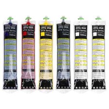 High Quality Textile Pigment ink Bag With Chip For Brother GTX GTXPro Series 6pc picture