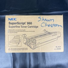 NEC SuperScript 860 Superfine Toner Cartridge Black 20-080 New Sealed picture