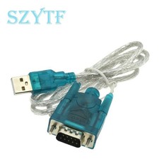 3Ft Translucent USB 2.0 to DB9 RS232 Serial Converter 9 Pin Adapter Cable PDA picture