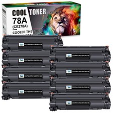 8x Black CE278A 78A Toner Cartridge For HP LaserJet Pro MF4450 P1600 P1606dn picture