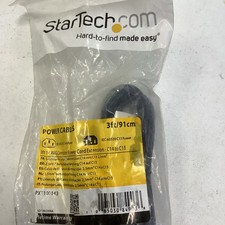 StarTech PXT100143 3 ft 14AWG Computer Power Cord Extension - C14 to C13 Power picture