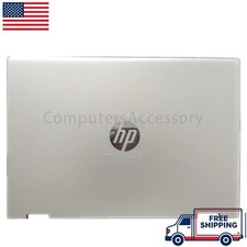 LCD Back Cover Silver For HP Pavilion X360 14-CD 14M-CD0003DX 14M-CD0001DX New picture