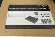 ET91000SC2 Startech Gigabit Ethernet MM SC 550m Fiber Media Converter - 1 Gbps picture