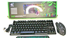 Keyboard and Mouse Set Lang T87 2.4GHz Rechargeable Wireless  picture