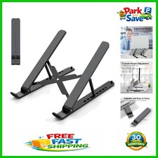 Portable & Foldable Laptop Riser: Ventilated Stand for 10-15.6
