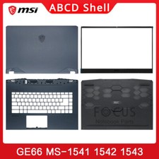 MSI GE66 MS-1541 1542 1543 LCD Back Cover/Front Bezel/Hinges Genuine ABCD Shell picture