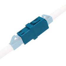 LC Fiber Coupler Single Mode LCUPC Simplex Duplex Optical Adapter 10 Pack picture