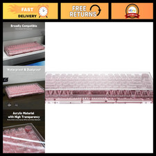 Acrylic Keyboard Dust Cover - Waterproof, Anti-Dust & Cat Protector - Clear 12.6 picture