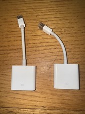 Apple A1305 Thunderbolt Mini DisplayPort to DVI Adapter FAST SHIP Genuine 2pcs picture